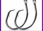 Heavy Shark Hooks, Sizes 6/0–16/0, 25 Pack – product photo