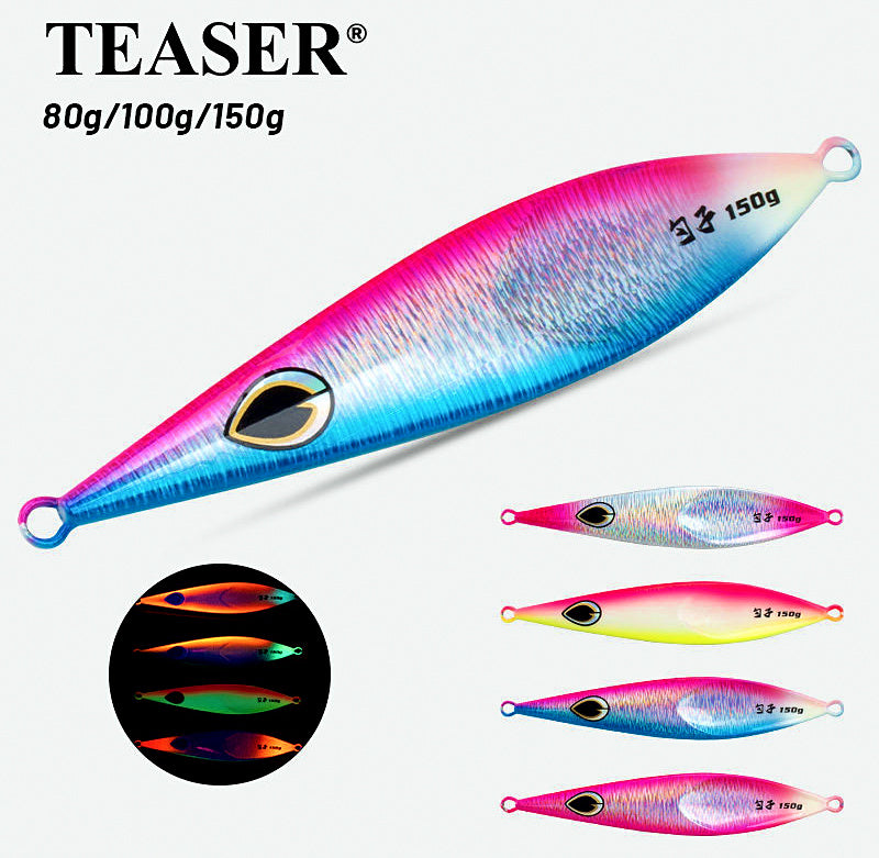 Glow UV Slow Pitch Jig, 80–150 g (2.8–5.3 oz) – product photo