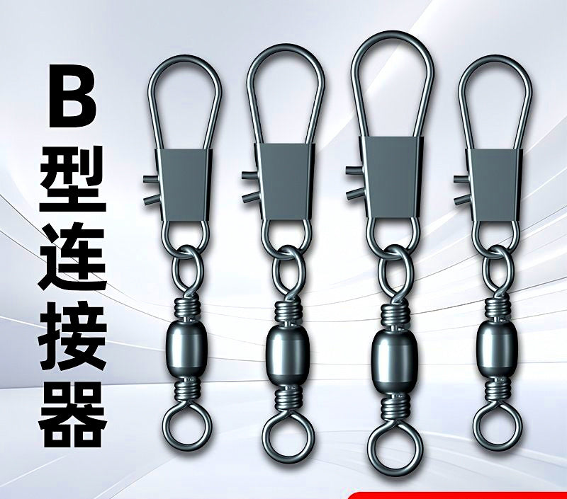 Barrel Swivel Safety Pin Snap, Sizes 2–12 – product photo