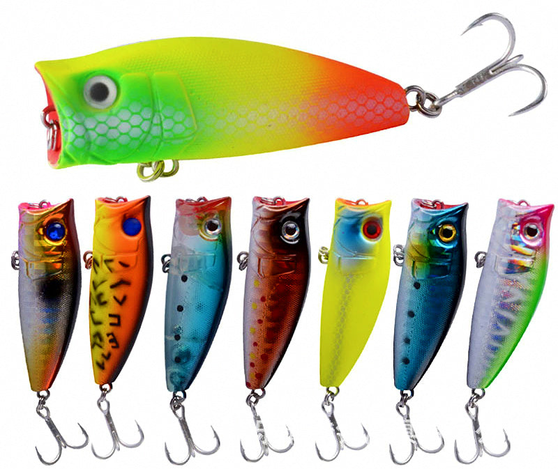 Topwater Popper Lure, 5.75 cm (2.3 in), 6.96 g (0.25 oz) – product photo