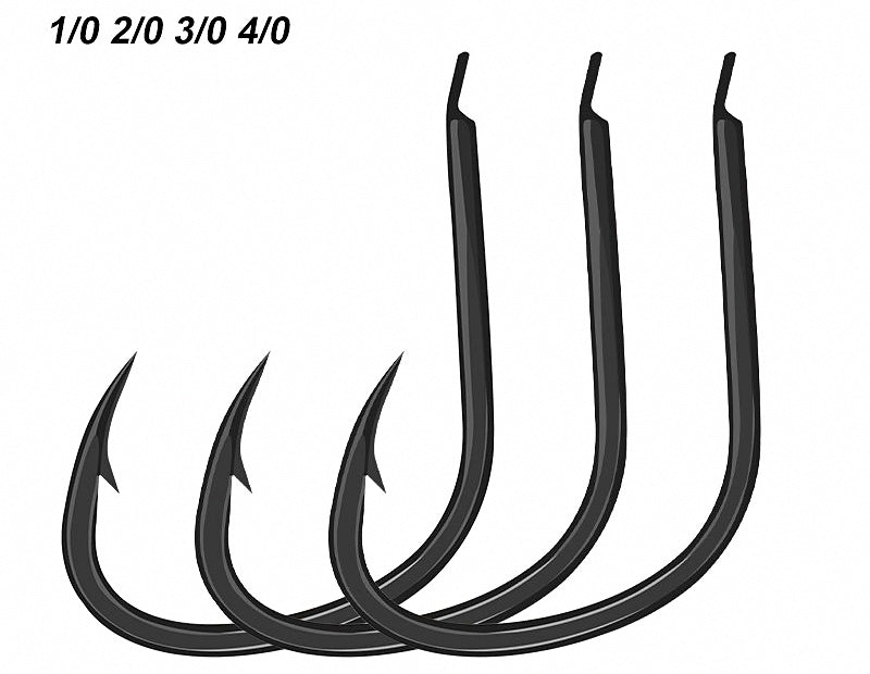 Teflon Hand-Tied Assist Hooks, 10 Pack, 1/0–4/0 – product photo