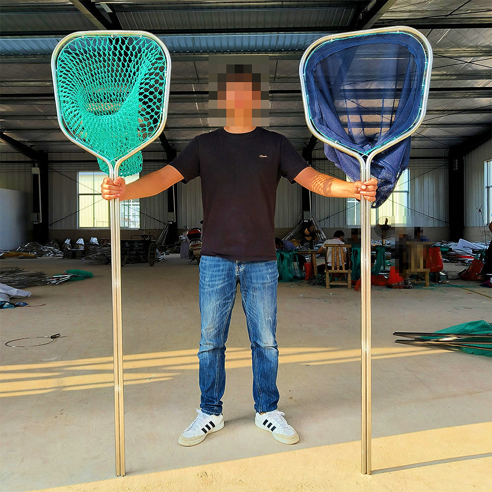 Stainless Steel Landing Net, 80 cm–1.75 m, Choice of Mesh – product photo