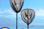 Telescopic Landing Net, Aluminum Handle, Silicone Mesh – product photo