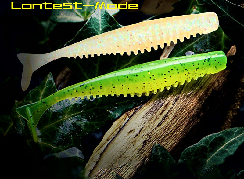T-Tail Soft Swimbait Shad Lure, 2.2–3.7 in – product photo