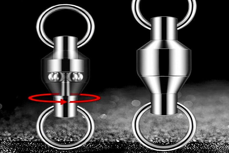 Stainless Ball Bearing Swivel, Figure-8 Eye, 10-Pack – product photo