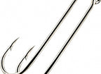 Aberdeen Long Shank Baitholder Hooks, Barbed, 1000 pcs – product photo