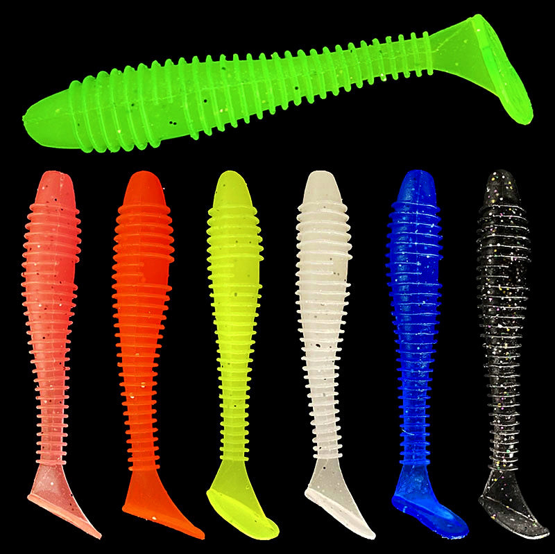 Curly T-Tail Grub Soft Bait, 5.5–7.5 cm (2.2–3 in) – product photo