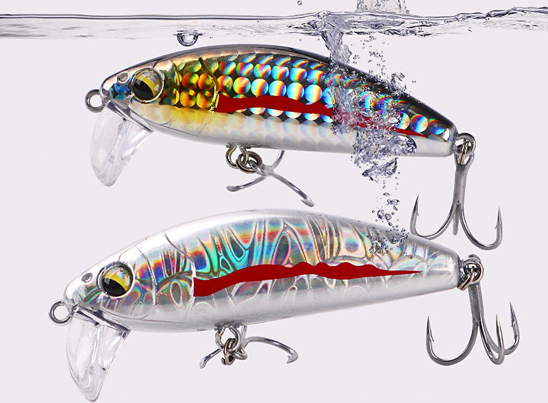 Minnow Hard Bait with Treble Hooks, 2.5–18 g (0.09–0.63 oz) – product photo
