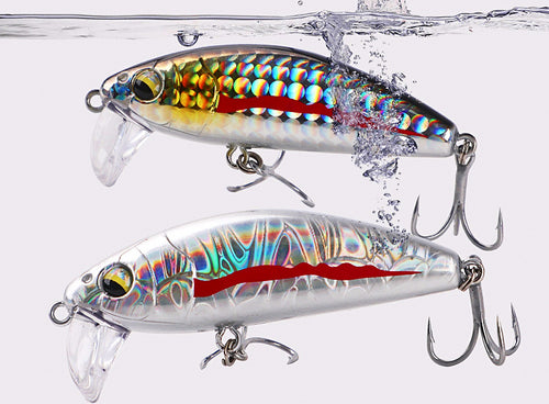 Minnow Hard Bait with Treble Hooks, 2.5–18 g (0.09–0.63 oz) – product photo