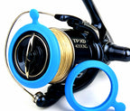 Silicone Spinning Reel Spool Cover & Line Stopper, 2 or 5 Pack – product photo