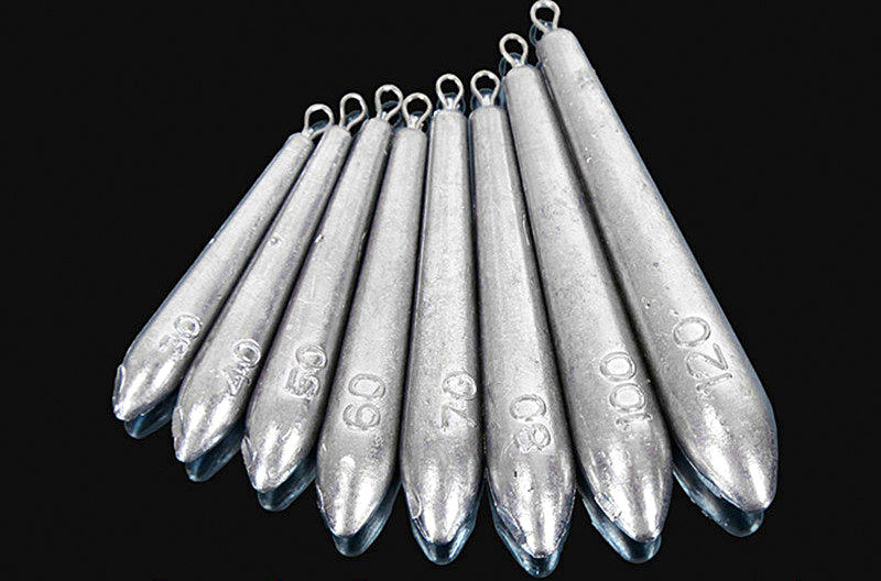 Long Leaf Sinker Weights, 1.1–4.2 oz (30–120 g) – product photo