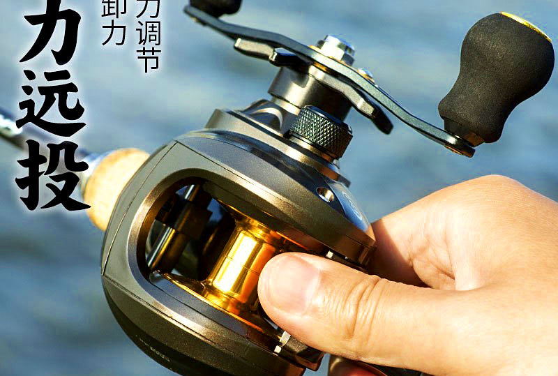 AI2000 Baitcasting Reel, Metal Spool, Saltwater, Left or Right – product photo