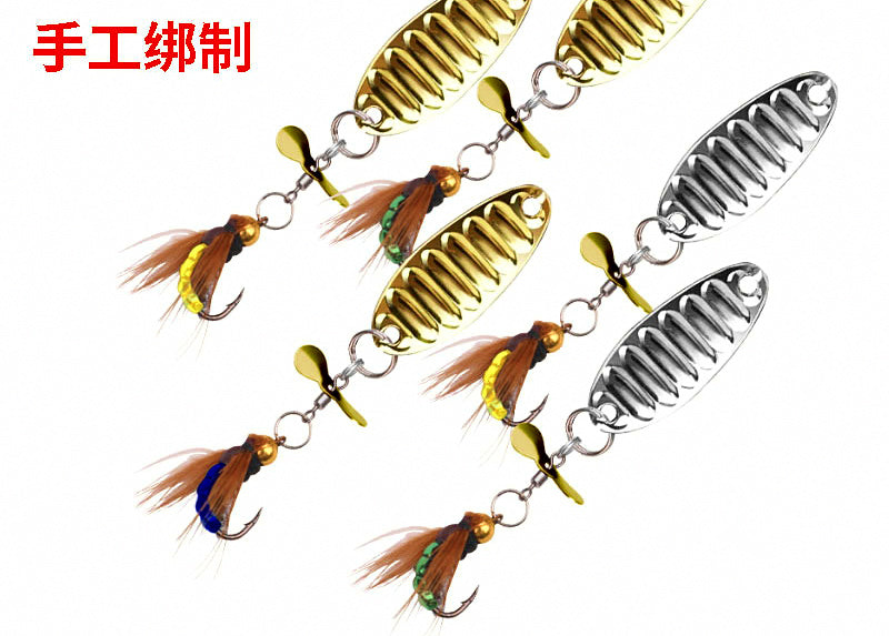 Spinner Blade & Vibration Lure Set, 1.5–5 g (0.05–0.18 oz) – product photo