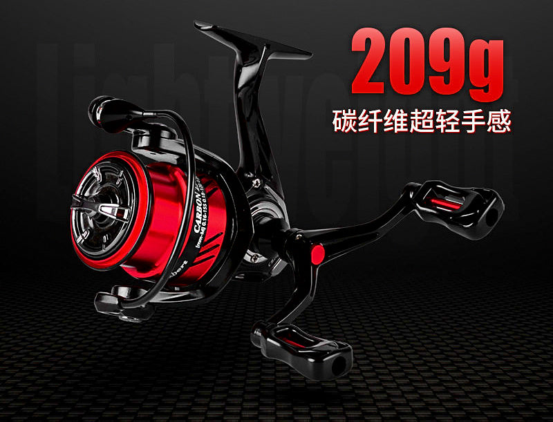 Carbon Body Spinning Reel 2500, 5.7:1 Gear Ratio, 8 Bearings – product photo