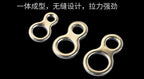 Seamless Figure-8 Lure Ring, 304 Stainless Steel – product photo