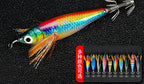 Glow Wooden Shrimp Squid Jig, Horizontal Style (Oita Type) – product photo