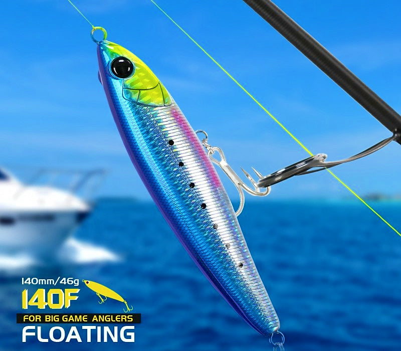 Saltwater Pencil Lure, Floating & Sinking, 46–75 g (1.6–2.6 oz) – product photo