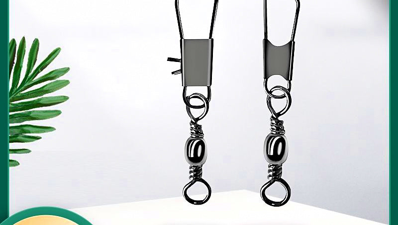 Figure-8 Ring Lure Connector Snap, Type A/B, Sizes #1–#14 – product photo