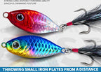 Mini Metal Jig with Feather Hook, 7–25 g (0.25–0.9 oz) – product photo