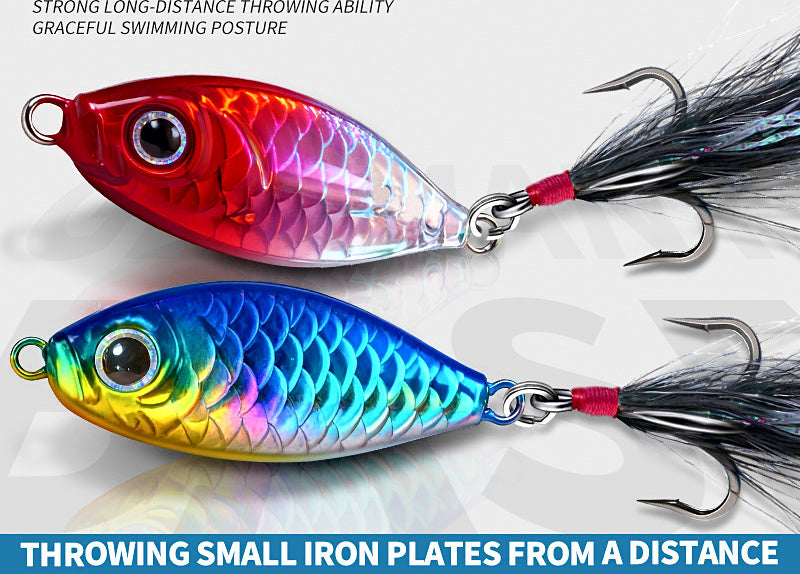 Mini Metal Jig with Feather Hook, 7–25 g (0.25–0.9 oz) – product photo