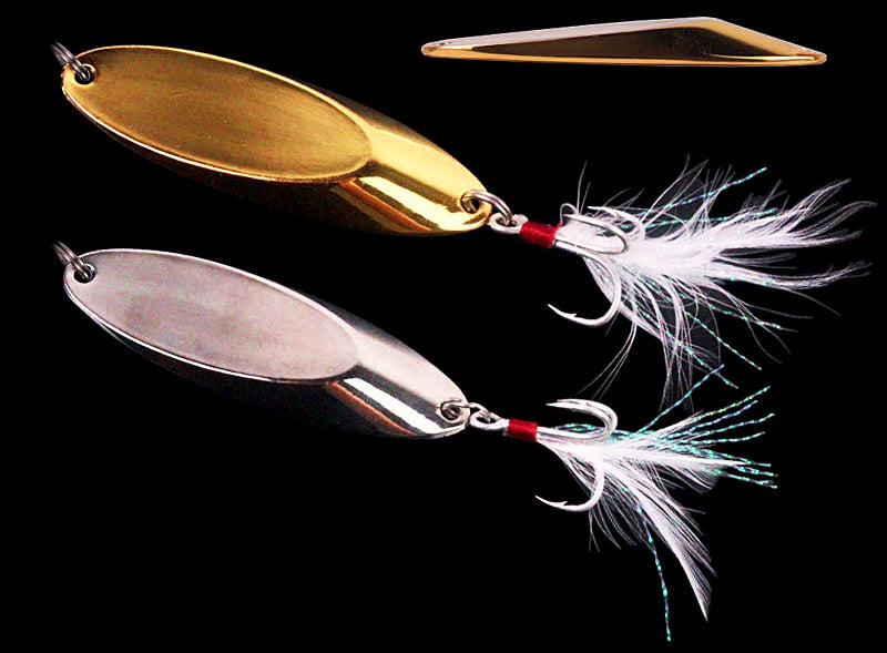 Casting Spoon Lure, Gold/Silver/Multicolor, 1–28 g (0.04–1 oz) – product photo