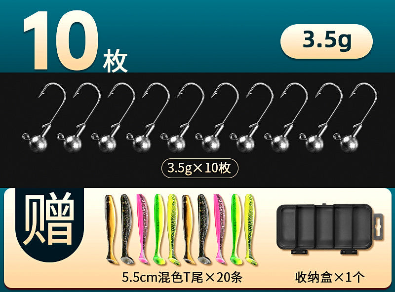 Paddle Tail Soft Swimbait & Jig Head Kit, 3.5–10 g (0.12–0.35 oz) – product photo