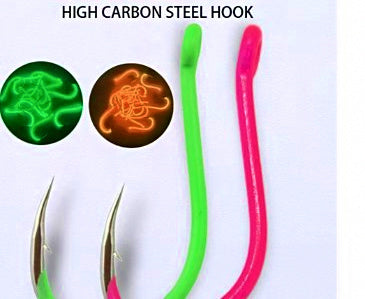 Glow Tube Chinu Hooks, Barbed, Size 1–12 – product photo