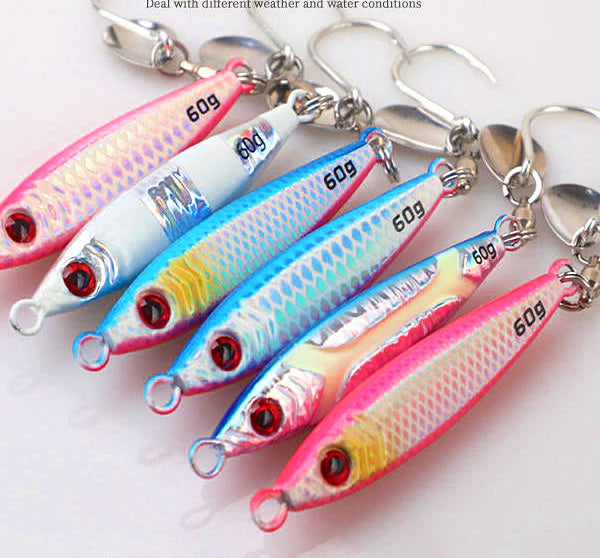 Glow Metal Jig with Hook, 15–100 g (0.5–3.5 oz) – product photo