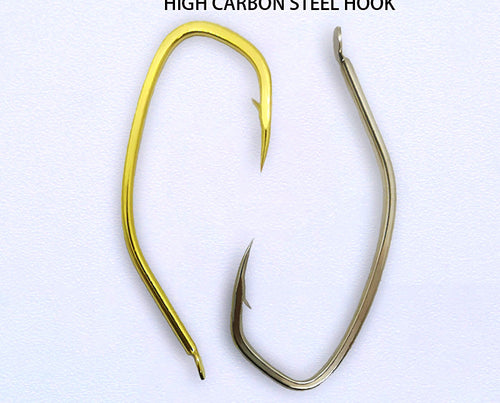 Barbed Long Shank Live Bait Hooks, Carbon Steel, Bulk Packs – product photo