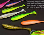 T-Tail Soft Plastic Swimbait, 6 or 7 cm (2.4/2.8 in), 50-Pack – product photo