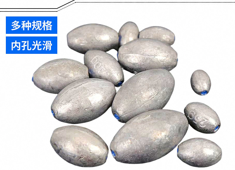 Olive Sinker, Plastic Core, 0.04–7 oz (1–200 g) – product photo
