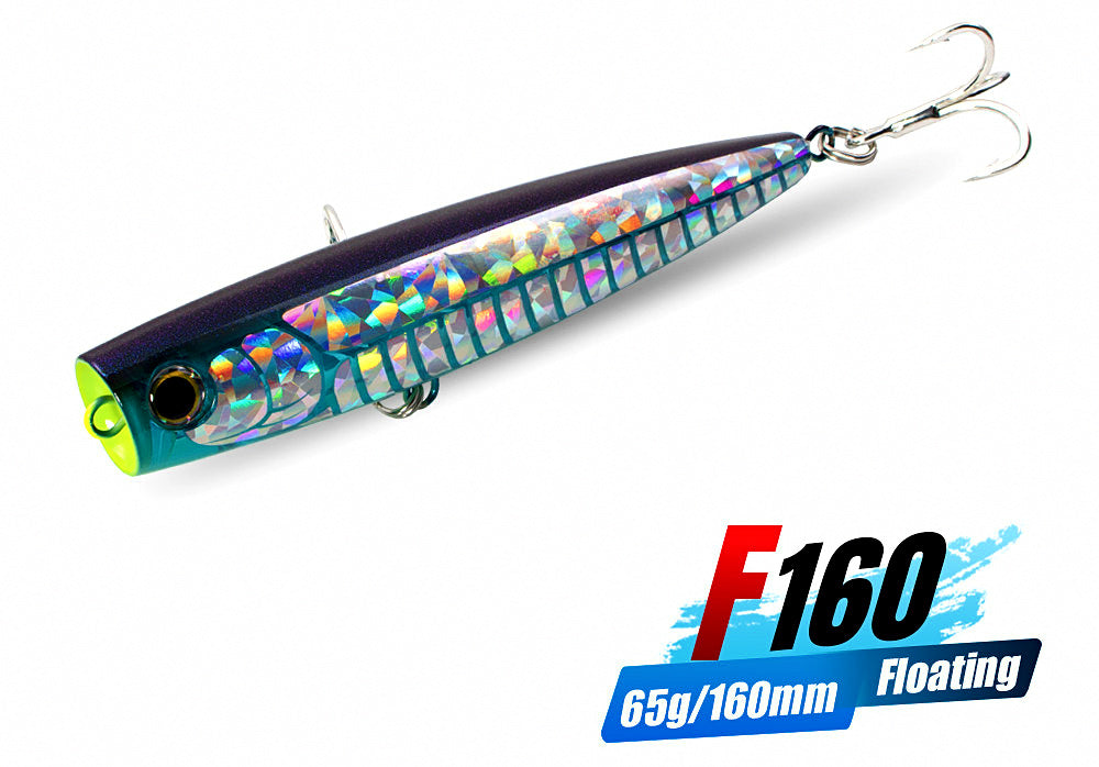 Floating Popper Lure, 160 mm (6.3 in) 65 g (2.3 oz) – product photo