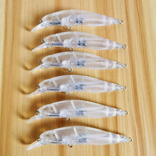Unpainted Slow Sinking Minnow Lure Blank, 7.3 cm 4.3 g (0.15 oz) – product photo