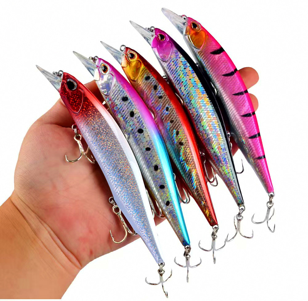 Long Casting Minnow Lure, 13.4 cm (5.3 in), 17.5 g (0.62 oz) – product photo