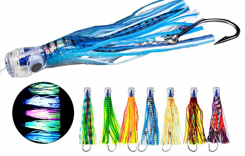 Trolling Squid Skirt Lure, 110 g (3.9 oz), 23 cm (9 in) – product photo