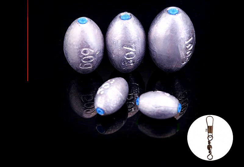 Olive Sinker, Plastic Core, 0.35–5.3 oz (10–150 g) – product photo