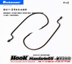 Crank Hooks, Fine Wire Black Nickel, Sizes 2 to 2/0 – product photo