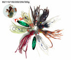 Glow Octopus Squid Jig, TPE Soft Bait, 60–300 g (2.1–10.6 oz) – product photo