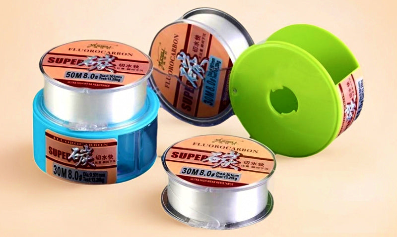 Carbon Fiber Leader Line, 30–100 m (33–109 yd), No. 0.6–18 – product photo