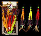 Squid Jig Hook Rig, Size 4/0 Barbed, Boat Fishing – product photo