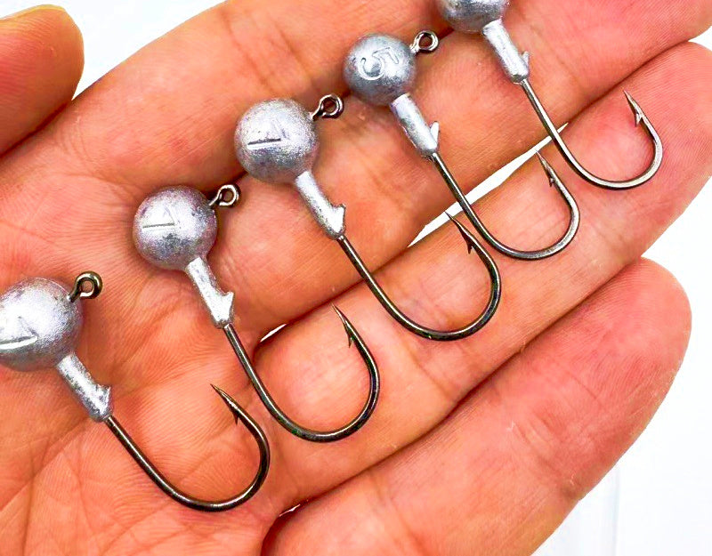 Lead Jig Head Hooks, Box Set, 1–14 g (0.04–0.5 oz) – product photo