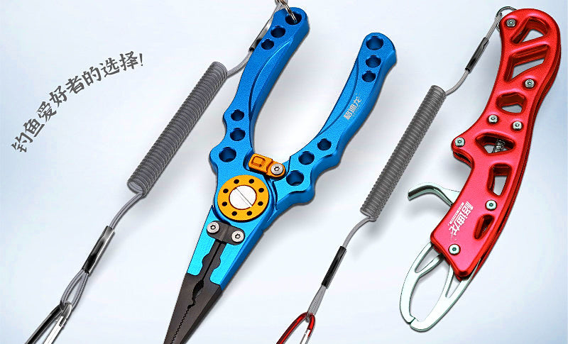 Multi-Function Fishing Pliers & Fish Gripper Set – product photo