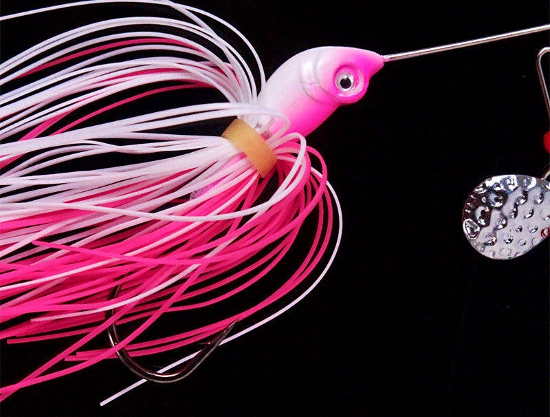 Bearded Spinner Jig, Red Bead, 14.2 g (0.5 oz) & 17 g (0.6 oz) – product photo