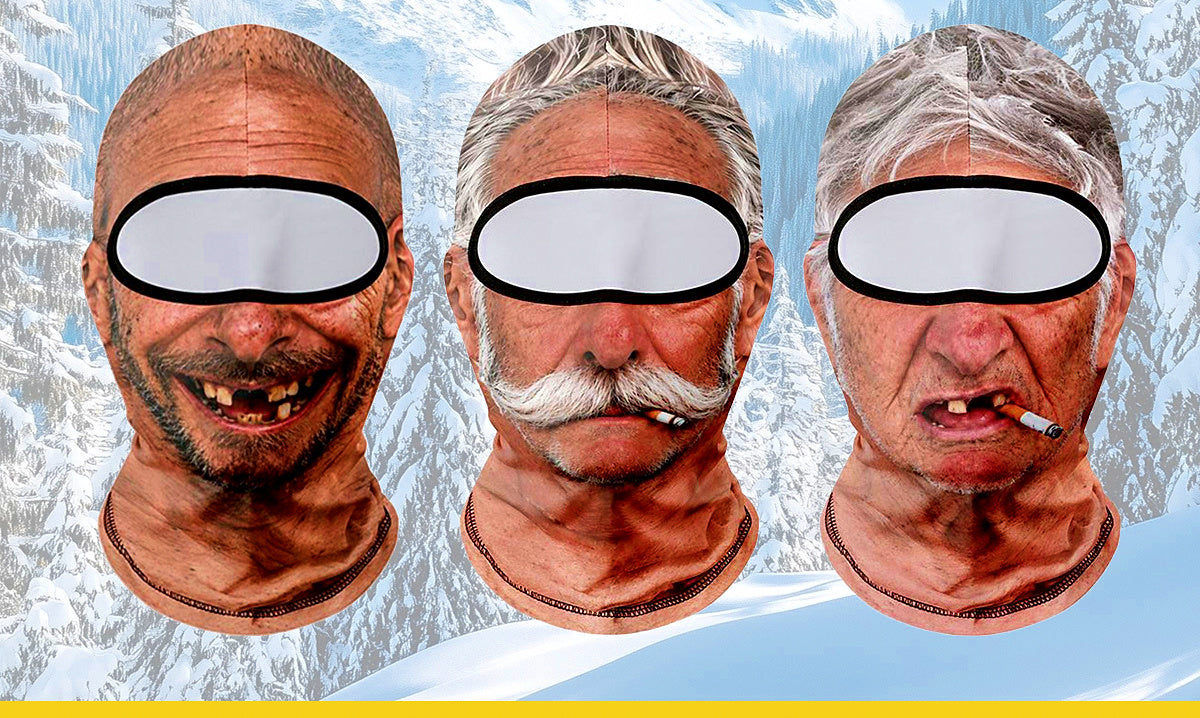Ice Silk Sun Face Mask, Novelty Print, One Size – product photo