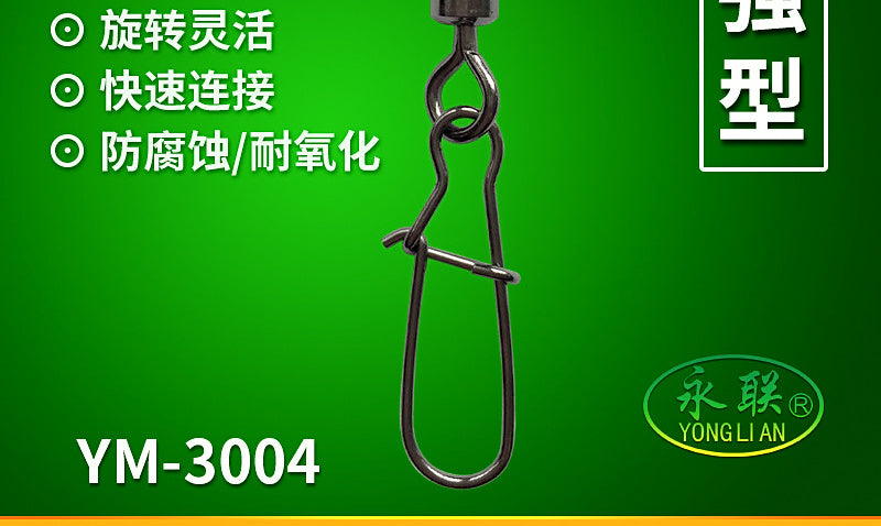 Stainless Steel Snap Swivels, Size #1–#14 – product photo