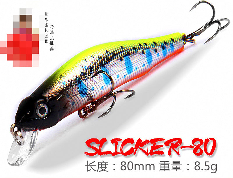 Floating Minnow Hard Bait, 80 mm (3.1 in) 8.5 g (0.3 oz) – product photo