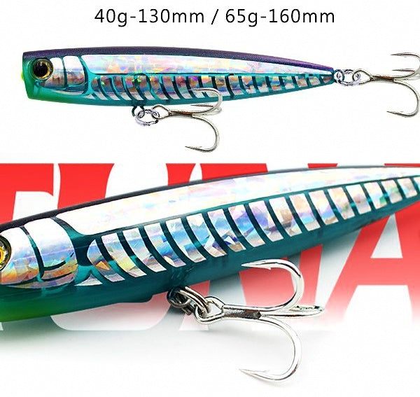 Saltwater Popper Lure, 40 g (1.4 oz) & 65 g (2.3 oz) – product photo