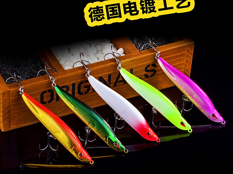 Sinking Pencil Lure, Large or Small, Glow & Color Options – product photo