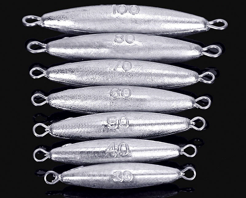 Long Olive Sinker, Double Ring, 1.1–4.2 oz (30–120 g) – product photo