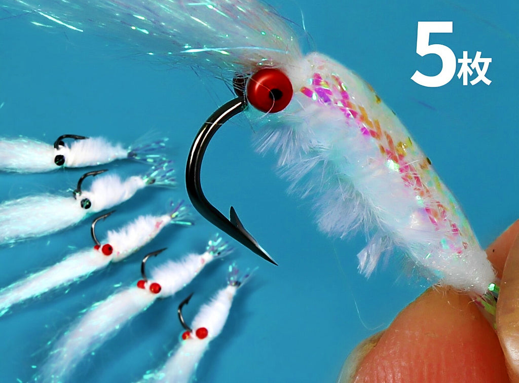 Crazy Charlie Shrimp Fly Lure, 5-Pack, Sizes 4–14 – product photo